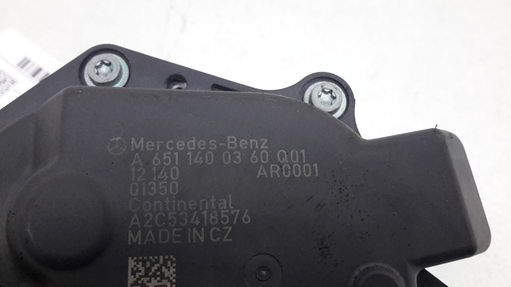 MERCEDES-BENZ B-Class W246 (2011-2020) EGR vožtuvas A6511400360 20971356
