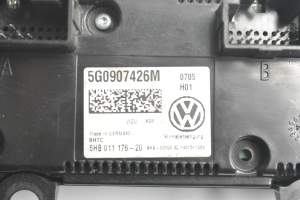 Volkswagen Golf VII (2012–2026) Heater control panel 5G0907426M - 3