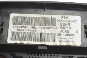 Citroen C4 (2004–2010) Heizungsbedienteil 9658084577 - 2
