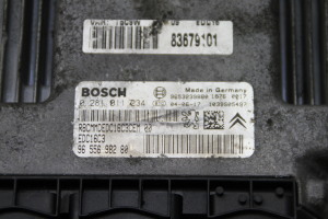 Peugeot 307 I (2000–2009) Engine control unit 9655698280 - 2