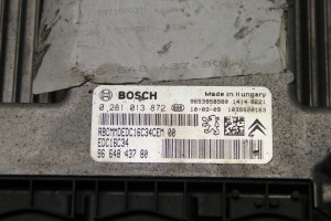Peugeot 308 (2007–2015) Motorsteuergerät 9664843780 - 2