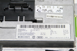 AUDI A6 ALLROAD C6 (2004–2011) Bildschirm 4F0919603B - 2