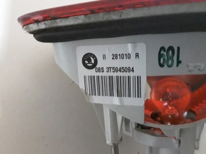 Skoda Superb (2008–2015) Tagatuli tagaluugil 3T5945094 - 2