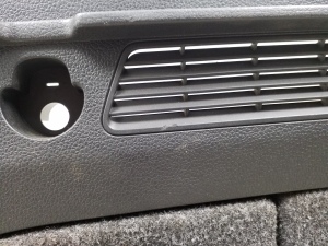  Trunk interior side knockout 