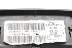 Citroen C4 (2004–2010) Heizungsbedienteil 9658084577 - 4