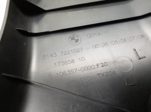 BMW 1 SERIES F20 (2010–2026) Keskpiilari siseviimistlus 7221027 - 2