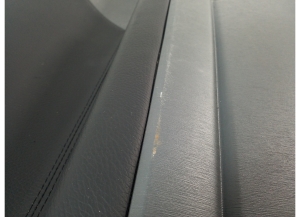  Upholstery of rear side doors 