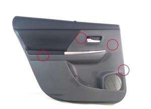  Upholstery of rear side doors 