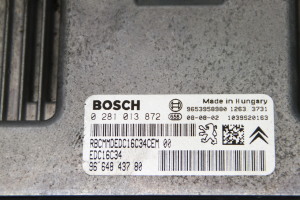 Peugeot 308 (2007–2015) Engine control unit 9664843780 - 3