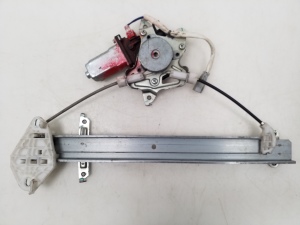 Rear side door window regulator and its parts - 