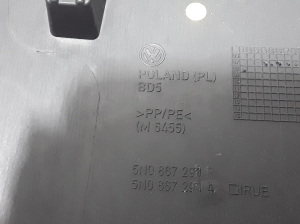 Volkswagen Tiguan (2007–2016) B-Säulen-Innenverkleidung 5N0867291 - 2
