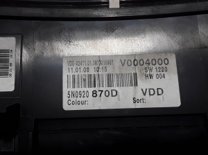 Volkswagen Tiguan (2007–2016) Näidikuplokk 5N0920870 - 3