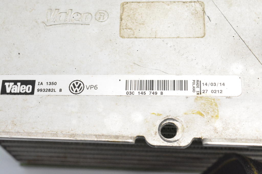 Used Volkswagen Golf Intercooler radiator 03C145749B