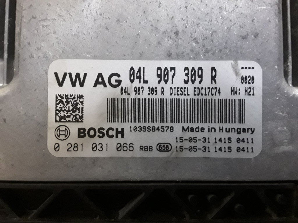 VOLKSWAGEN Passat B8 (2014-2023) Engine Control Unit ECU 04L907309R 23881787