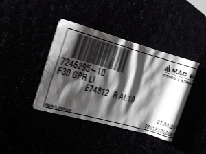BMW 3 SERIES F30 (2011–2018) Pakiruumi külgpolster 7246295 - 3
