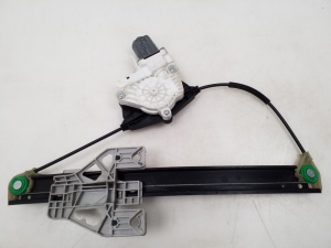 Rear side door window regulator and its parts