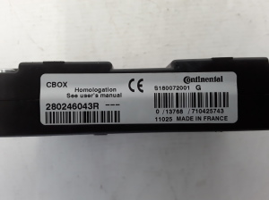 RENAULT Megane III (2008–2016) Control unit 280246043R - 2