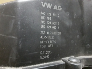 Volkswagen Polo V (2009–2017) Luftfiltergehäuse 6R0129601G - 3