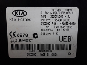 Kia Sportage (2010–2016) Centrālās atslēgas vadības bloks 49188BS000 - 3