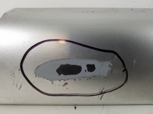 LEXUS RX GGL1 (2009–2015) Rear side door molding 75075-48050 - 2