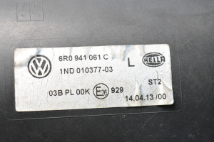 Volkswagen Polo V (2009–2017) Esikaitseraua udutuli 6R0941061C - 5
