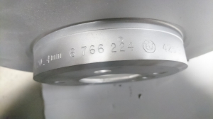 BMW 3 SERIES E46 (1998–2007) Priekšējais bremžu disks 3411676624 - 2
