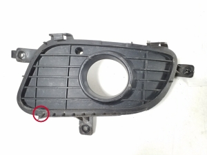   Front bumper fog lamp cover 