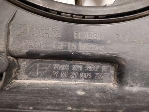 Volkswagen Sharan (1995–2010) Dzesēšanas ventilators un tā daļas 7M3121207B - 2