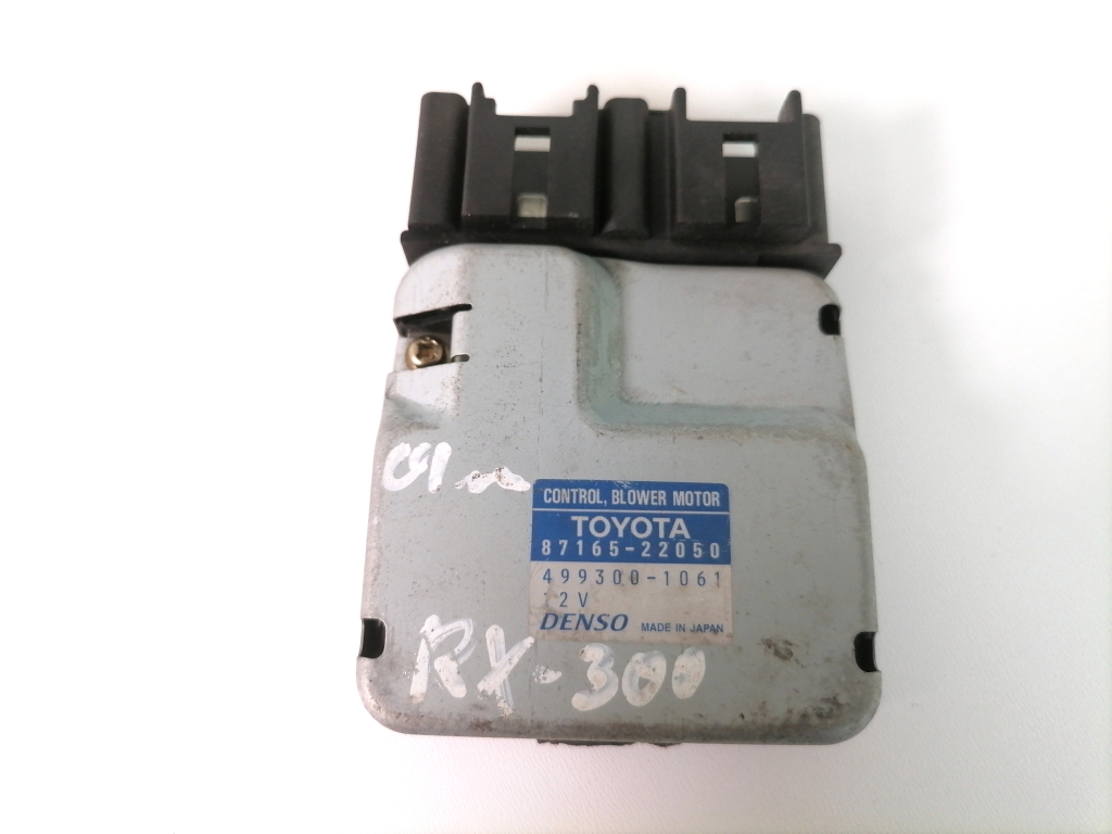 LEXUS RX MCU1 (1998–2003) Salongi õla mootori takistus 87165-22050 LEXUS RX MCU1 (1998–2003) Salongi õla mootori takistus 87165-22050
