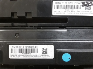 BMW 5 SERIES F10 (2010–2017) Heater control panel 9261086 - 2