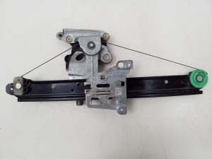 Rear side door window regulator and its parts - 