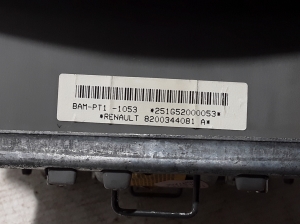 RENAULT Clio III (2005–2012) Stūres drošības spilvens 8200344081 - 2