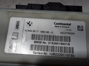 BMW 5 SERIES F11 (2010–2017) Turvapadja moodul 9280186 - 4