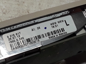 BMW 5 SERIES F11 (2010–2017) Muu valgustus 9215617 - 3