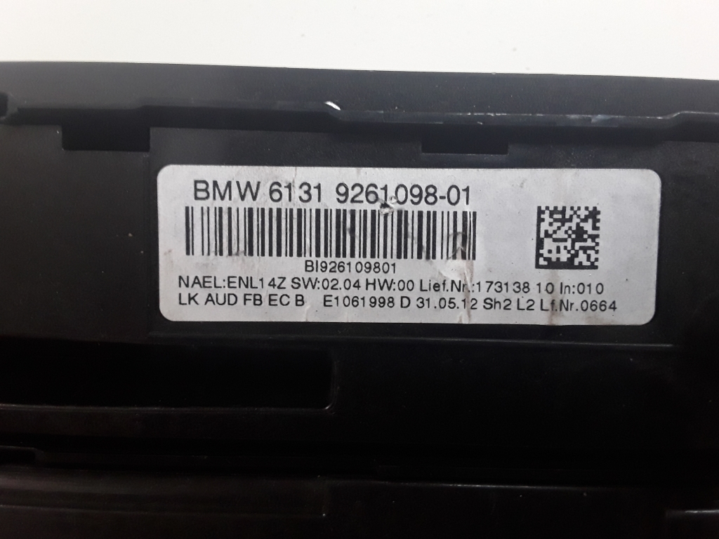 BMW 3 Series F30/F31 (2011-2020) Переключатель кнопок 9261098 24553630