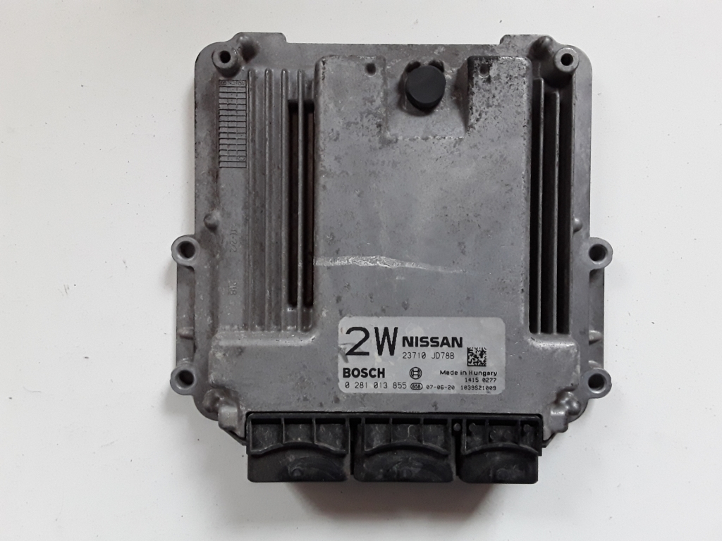 NISSAN Qashqai 1 generation (2007-2014) Блок управления двигателем 23710JD78B, 0281013855 24553690