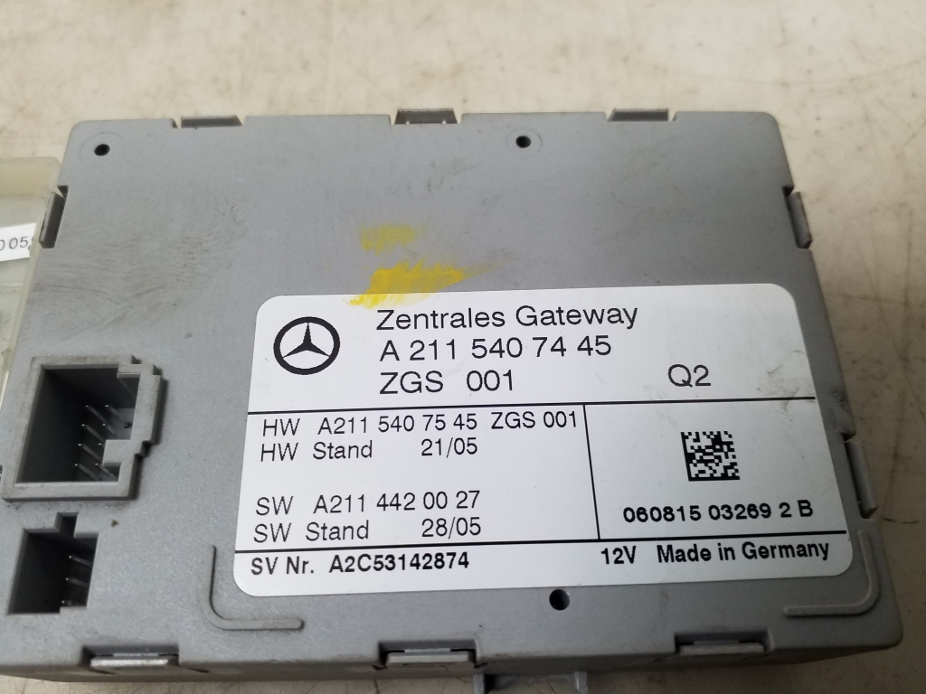 MERCEDES-BENZ E-Class W211/S211 (2002-2009) Alte unități de control A2115407445 25071224