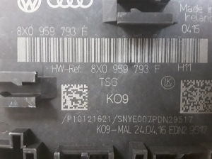 AUDI A1 8X (2010–2018) Front door control unit 8X0959793F - 3