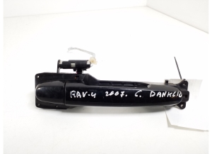 Rear door exterior handle and its parts
