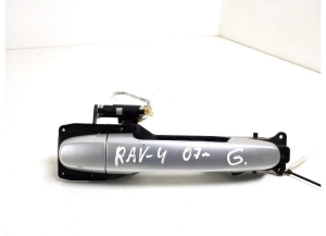 Rear door exterior handle and its parts