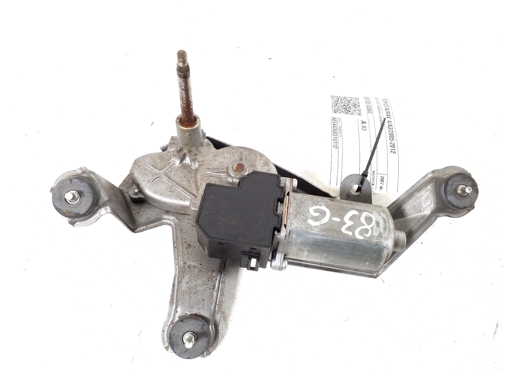 TOYOTA RAV4 3 generation (XA30) (2005-2012) Takaluukun lasinpyyhkijän moottori 85130-42060 21044235