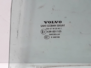 VOLVO S60 I (2000–2009) Aizmugurējo sānu durvju stikls 30674338 - 2