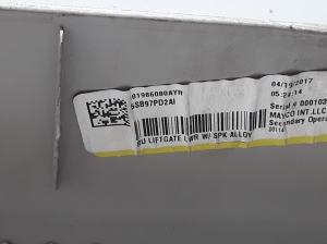 Chrysler Pacifica (2016–2026) Heckklappen Innenverkleidung 5SB97PD2AI - 4