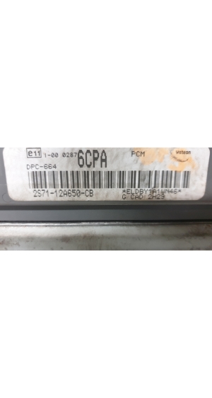 Ford Mondeo III (2000–2007) Engine control unit 2S71-12A650-CB - 3