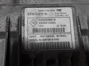 RENAULT Scenic (2003–2010) Motorsteuergerät 8200334419 - 3