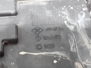 RENAULT Clio III (2005–2012) Battery holder 8200314273 - 3