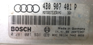 AUDI A6 C5 (1997–2005) Motorsteuergerät 4B0 907 401 P - 2