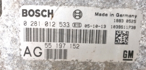 Opel Vectra C (2002–2008) Motorsteuergerät 55 197 152 - 2