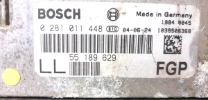 Opel Vectra C (2002–2008) Engine control unit 55 189 629 - 2