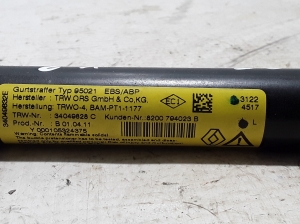 RENAULT Clio III (2005–2012) Sicherheitsgurtschloss vorne 8200794023 - 3